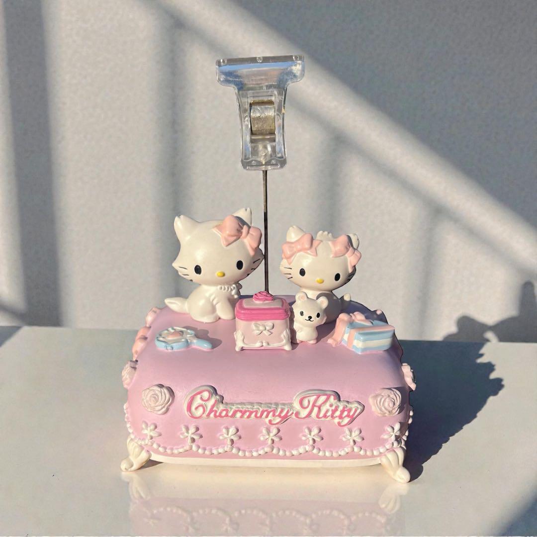 希少　チャーミーキティ　メモスタンド　サンリオ