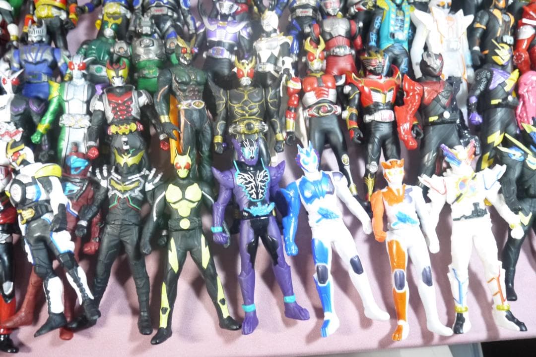 ライダーヒーローシリーズ　レジェンドライダーシリーズ　ソフビ114体