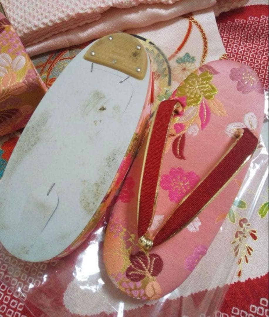 七五三 3歳　着物　正絹　総絞りフルセット