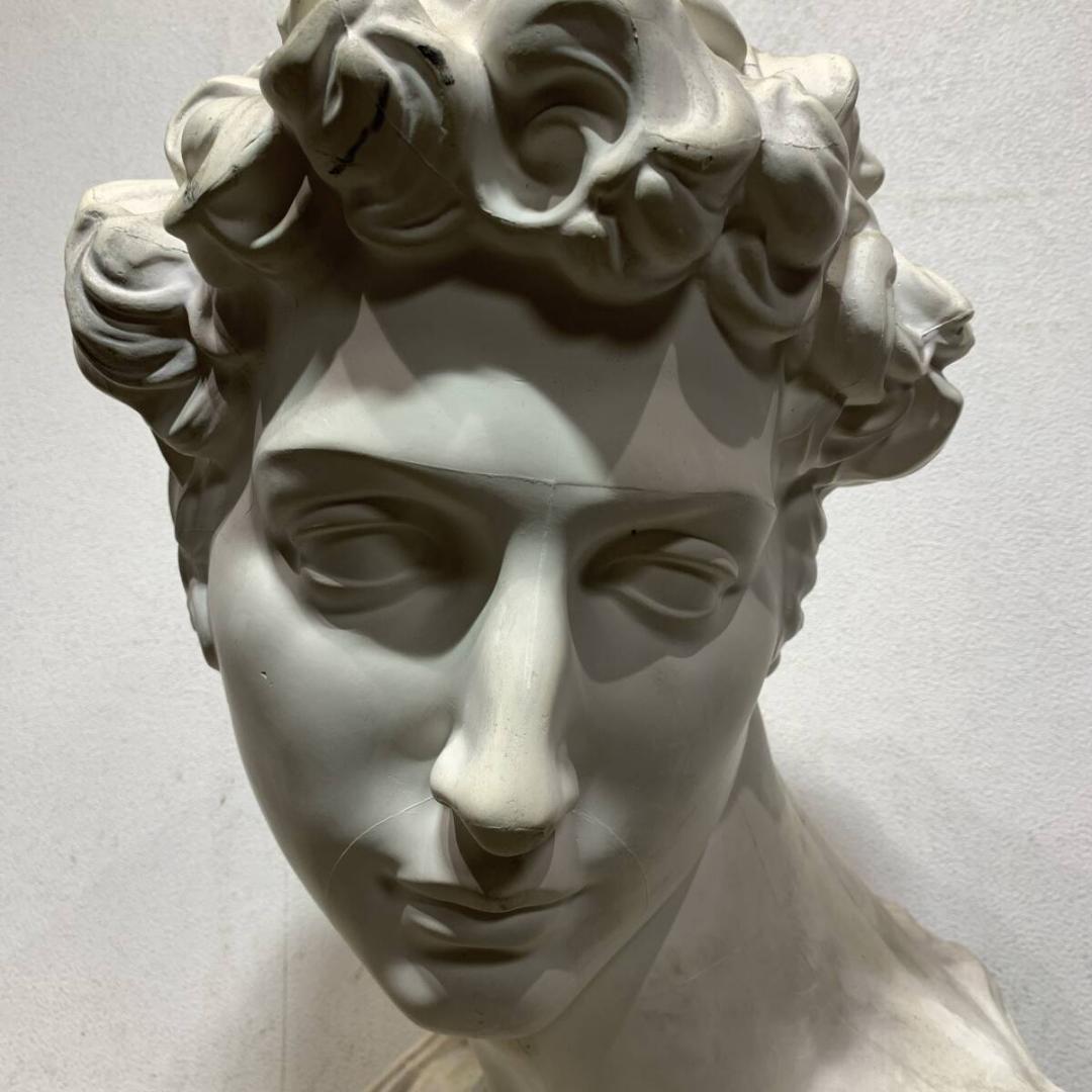 メディッチ像　石膏像　胸像　美術　　オブジェ　　XZ4058