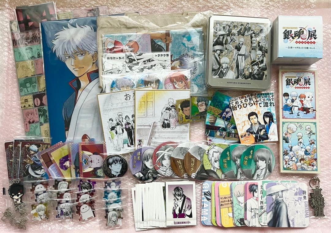 銀魂　銀魂展　グッズ　まとめ売り　クリアファイル　カレンダー　缶バッジetc