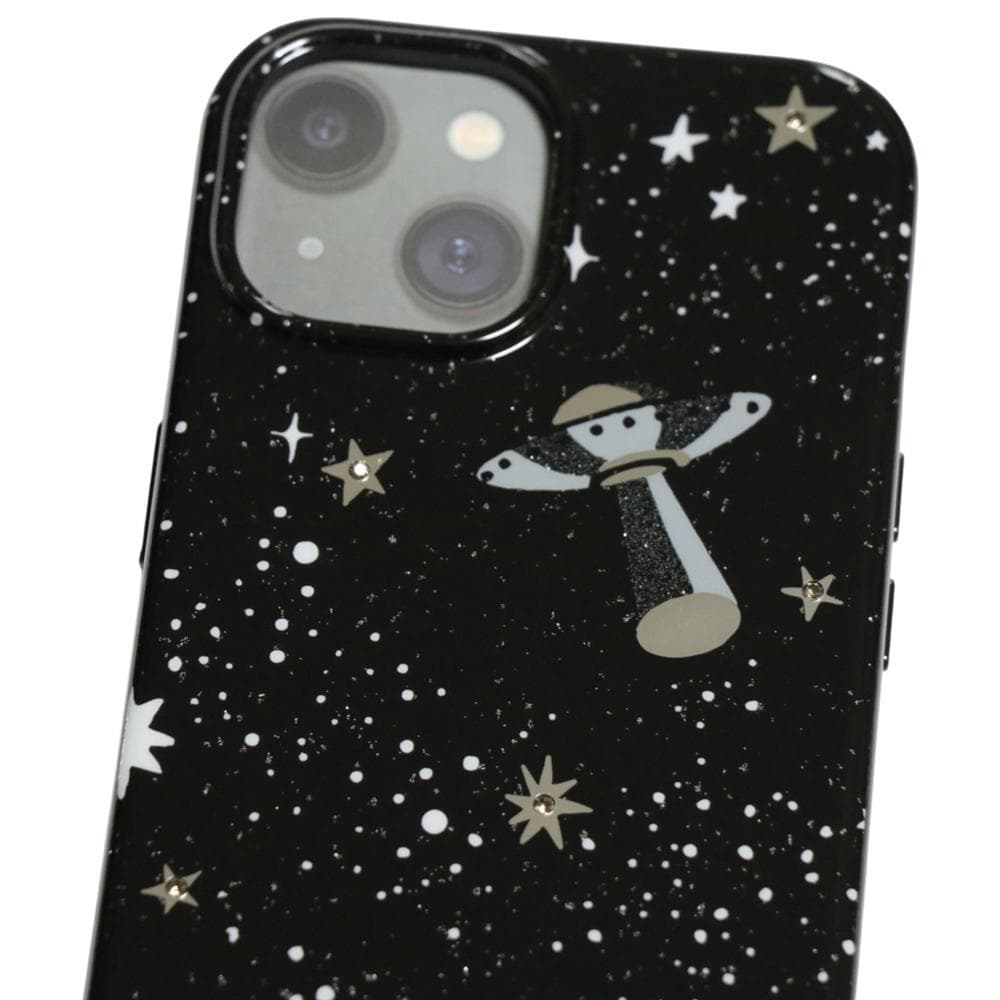 【ケイトスペード】スターリー スカイ iPhone15ケース ブラック