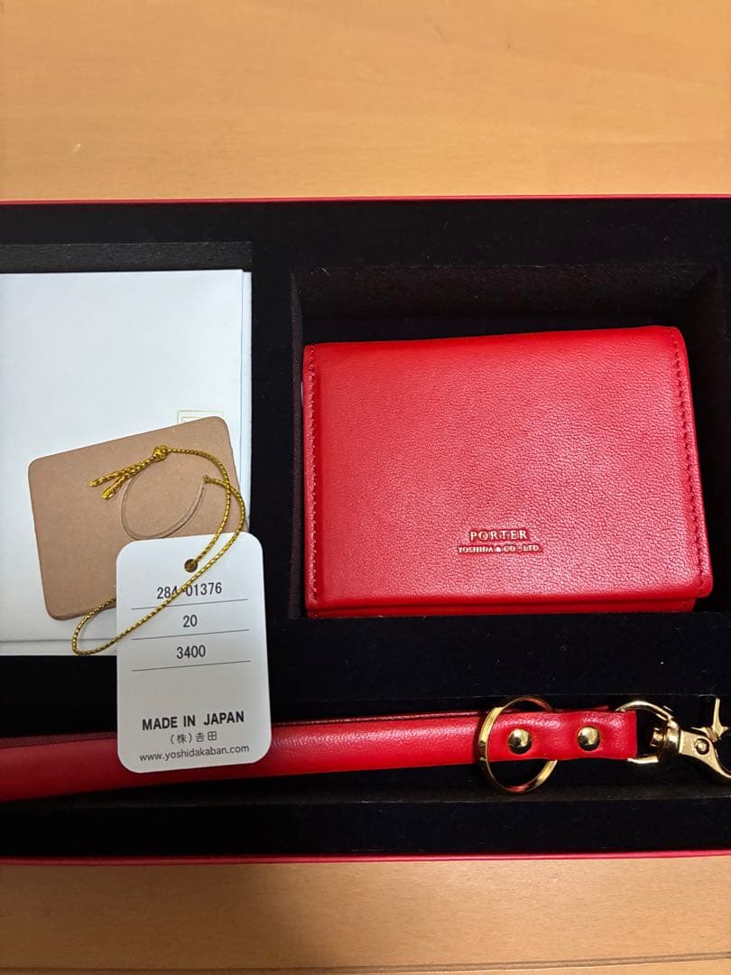 美品　PORTER ユニ 3つ折り財布 吉田カバン レザー ウォレット