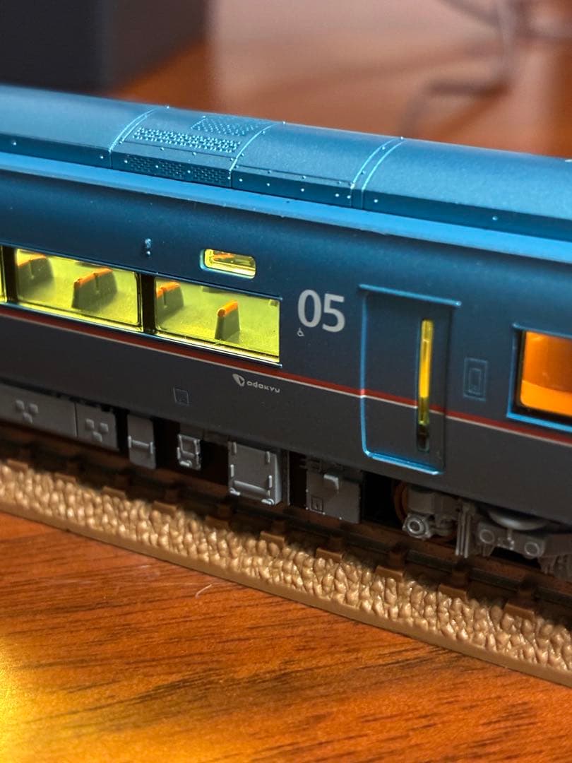 小田急60000形ロマンスカー6両　マイクロエース　ライト点灯動力動作確認済