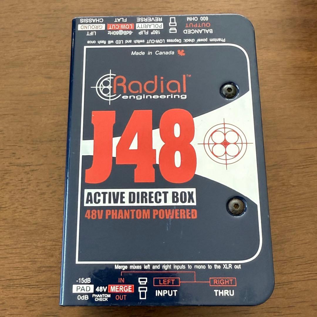 RADIAL J48 アクティブ DI