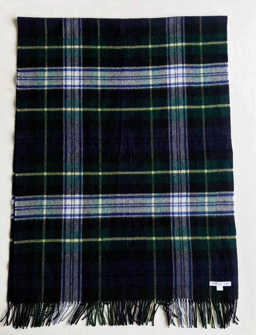 ジョンストンズ　大判ストール　カシミヤ