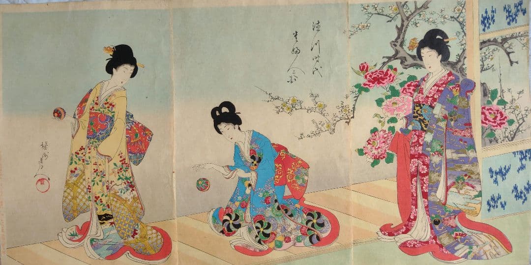 揚州周延　徳川時代の貴婦人の図