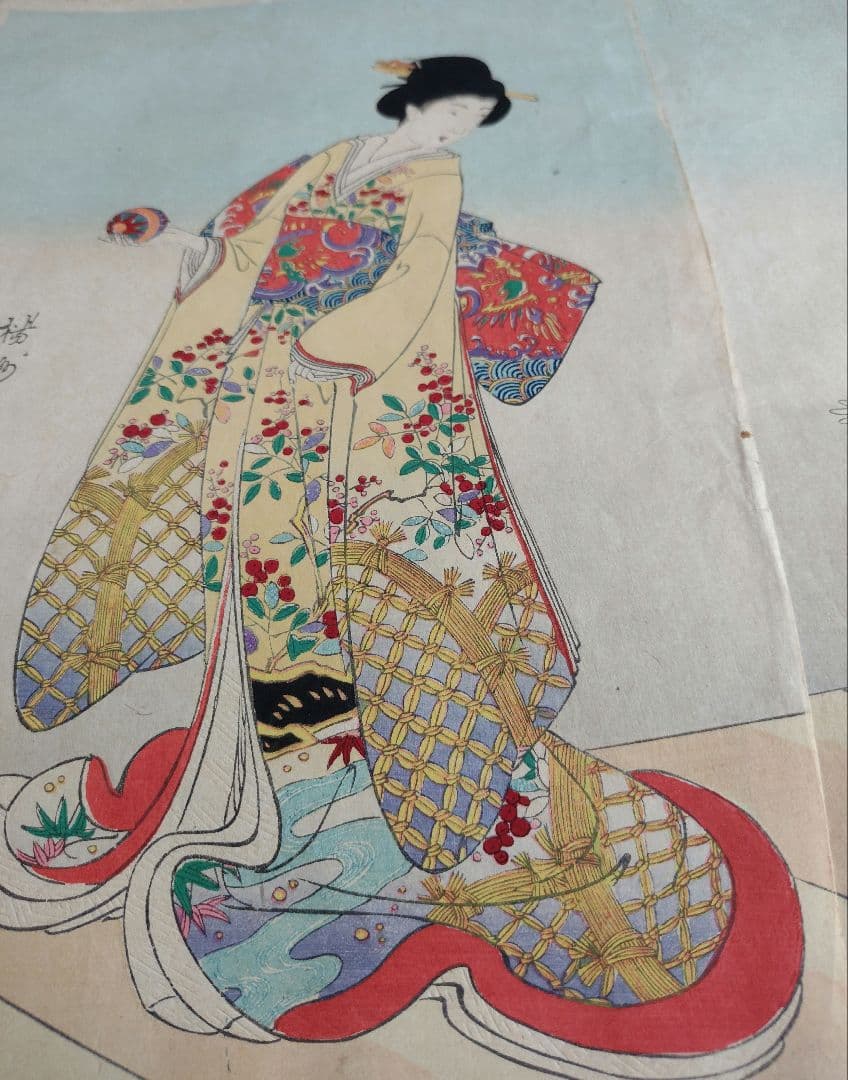 揚州周延　徳川時代の貴婦人の図