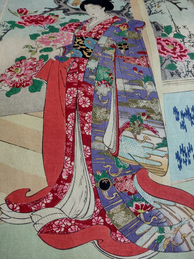 揚州周延　徳川時代の貴婦人の図