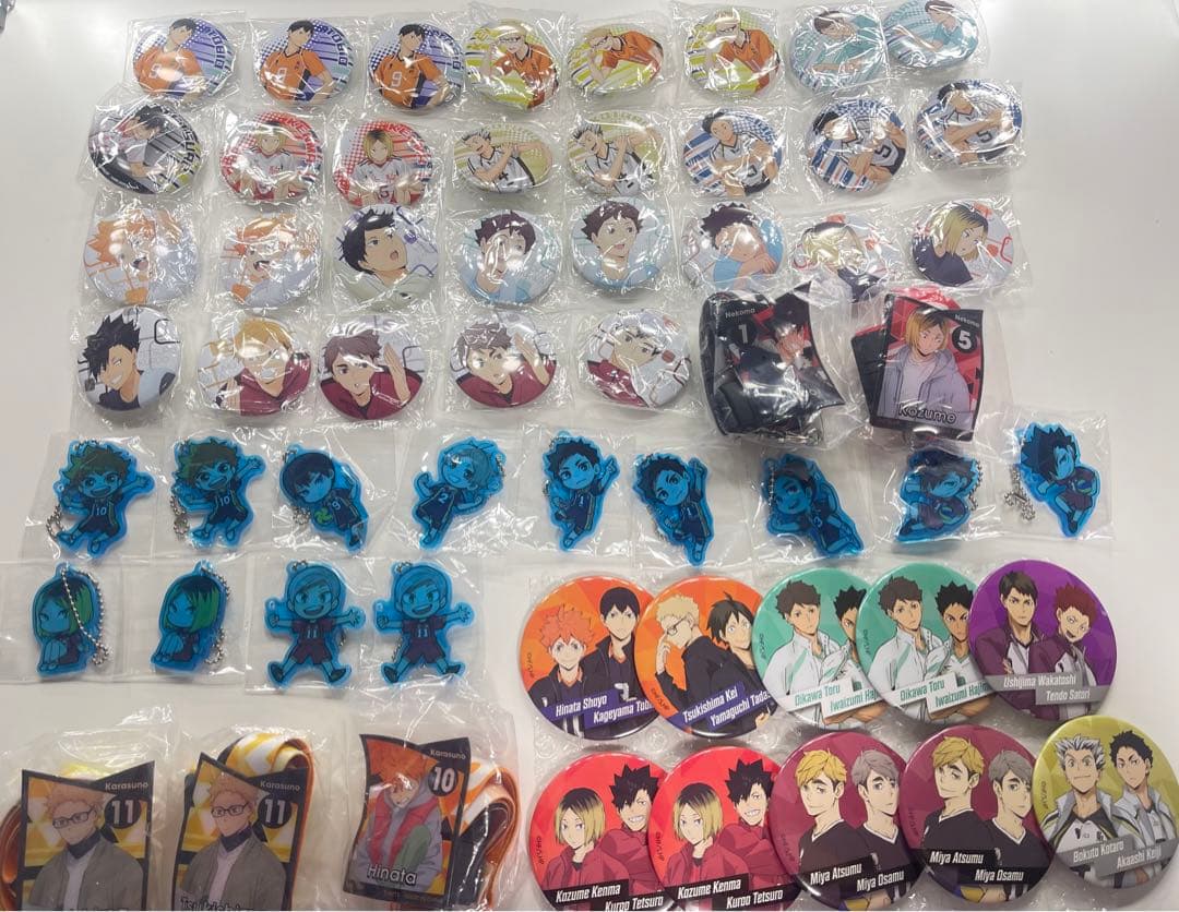 ハイキュー グッズ まとめ売り ガチャガチャ アクスタ キーホルダー 缶バッジ