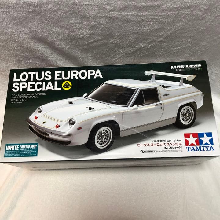タミヤ 1/10RC ロータス ヨーロッパ スペシャル (M-06シャーシ)