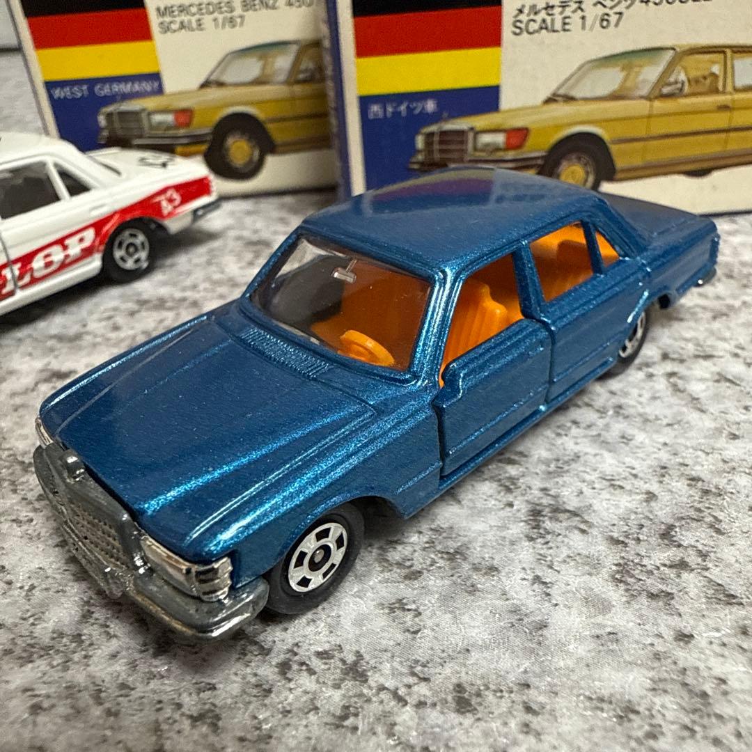 モ*ン様 青箱トミカ外国車シリーズF7メルセデスベンツ450SEL