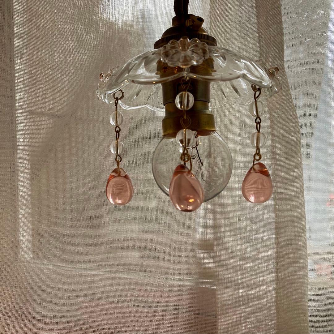 専用　ミニシャンデリア　1930年　フランス　アンティーク　シェード