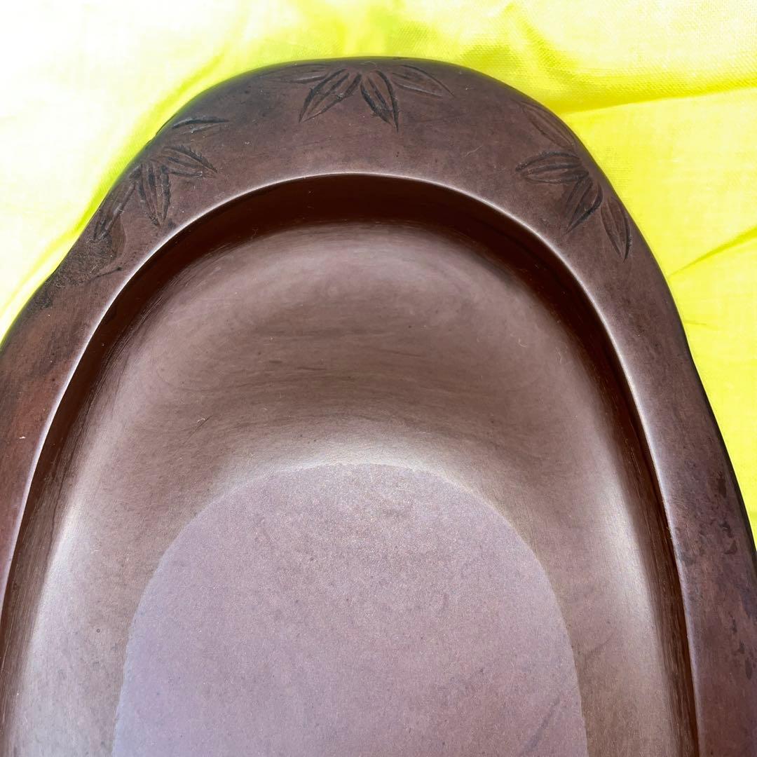 ⭕️希少　宮崎県　紅渓石硯　自然硯　二代目　羊堂　相馬羊堂