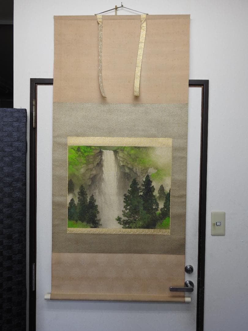 飛瀑　梅関題　二重箱　共箱　M1543