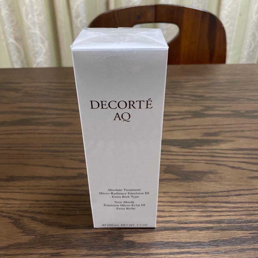 DECORTÉ AQ アブソリュートエマルジョンマイクロラディアンスⅢ