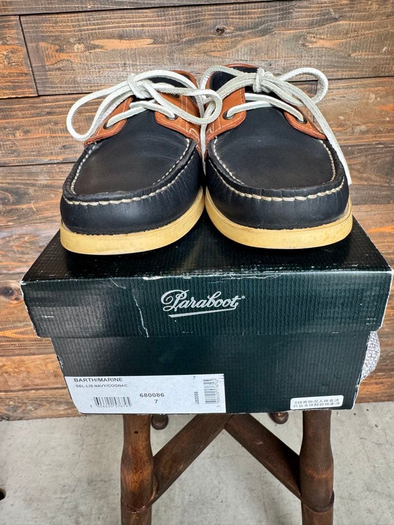 【箱付き】Paraboot Barth Marin UK7 25.5cm