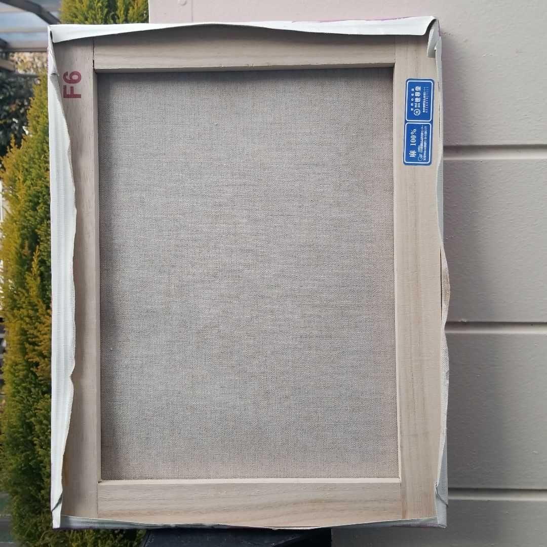 キャンバス油絵　シー　横顔もかわいい福を呼ぶふくろう　おもしろ現代アート風