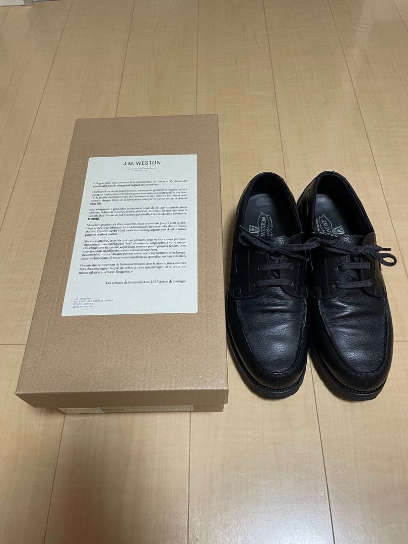 【別注】＜J.M.WESTON＞ヨット ダービーシューズ　690 8D