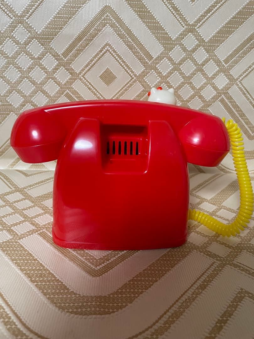 昭和レトロ　東邦化工　サンリオ　ハローキティ　キティちゃん　電話　当時物　希少