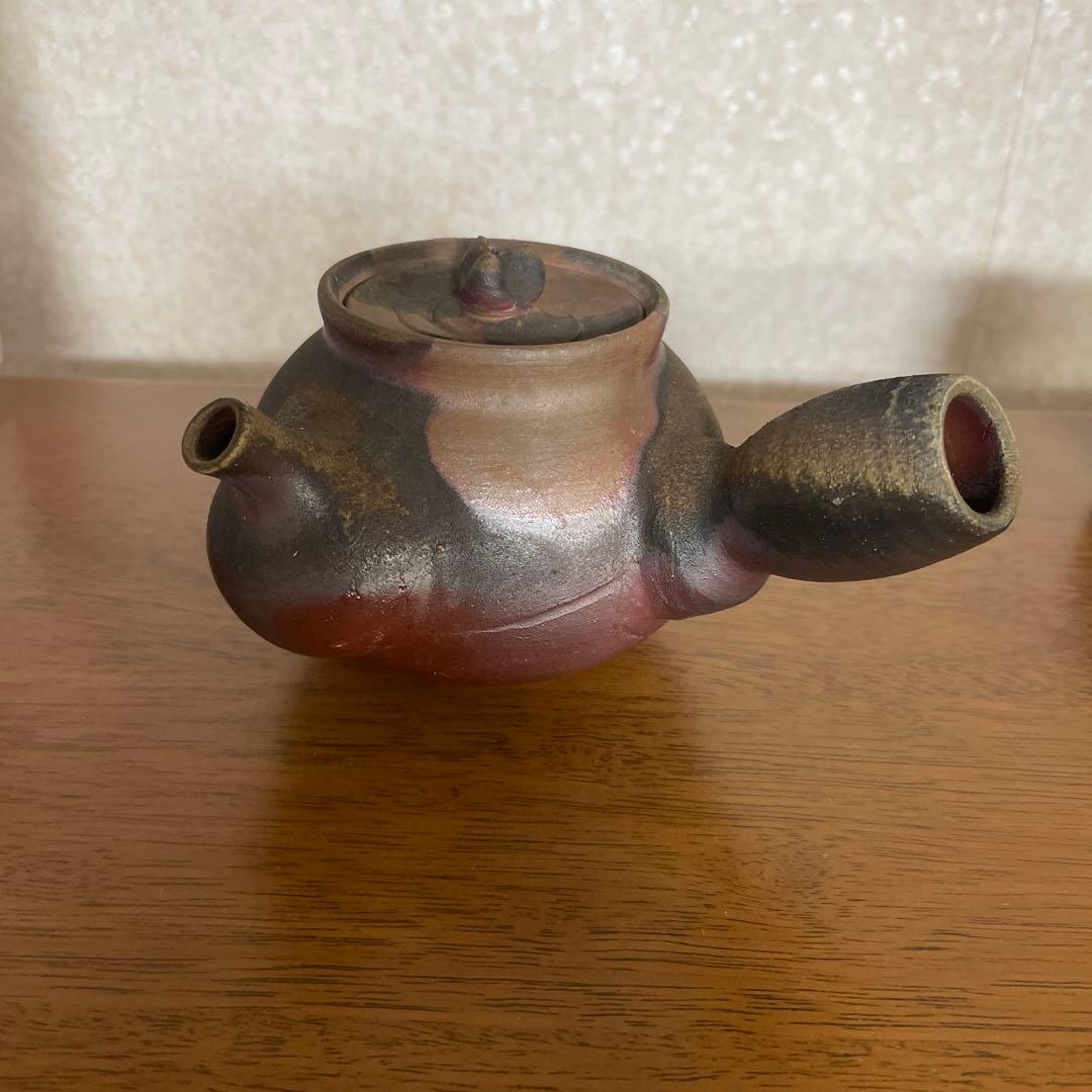 備前焼 急須 松井與之作