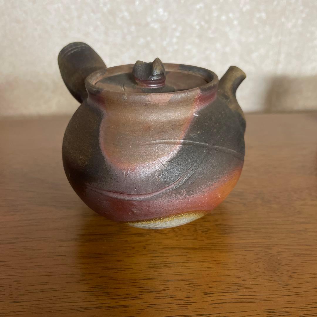 備前焼 急須 松井與之作