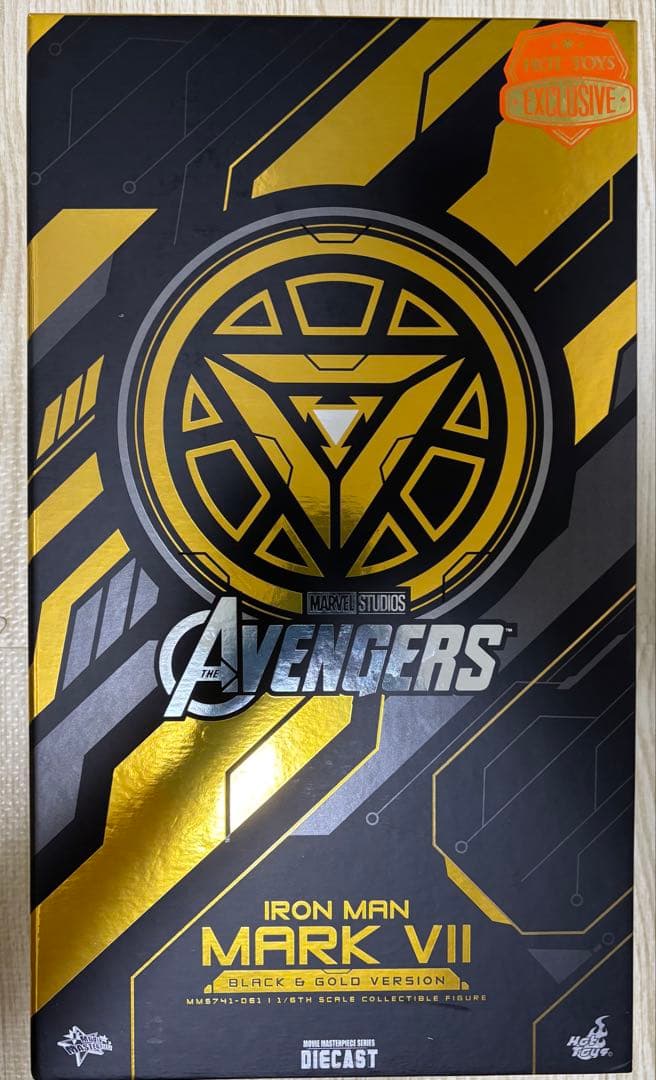 ホットトイズ　アイアンマン・マーク7（ブラック＆ゴールド版）