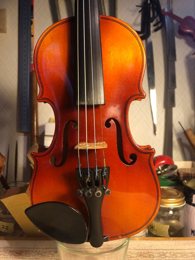 【駒&魂柱調整済】Suzuki分数バイオリンNo280 1/16 1991