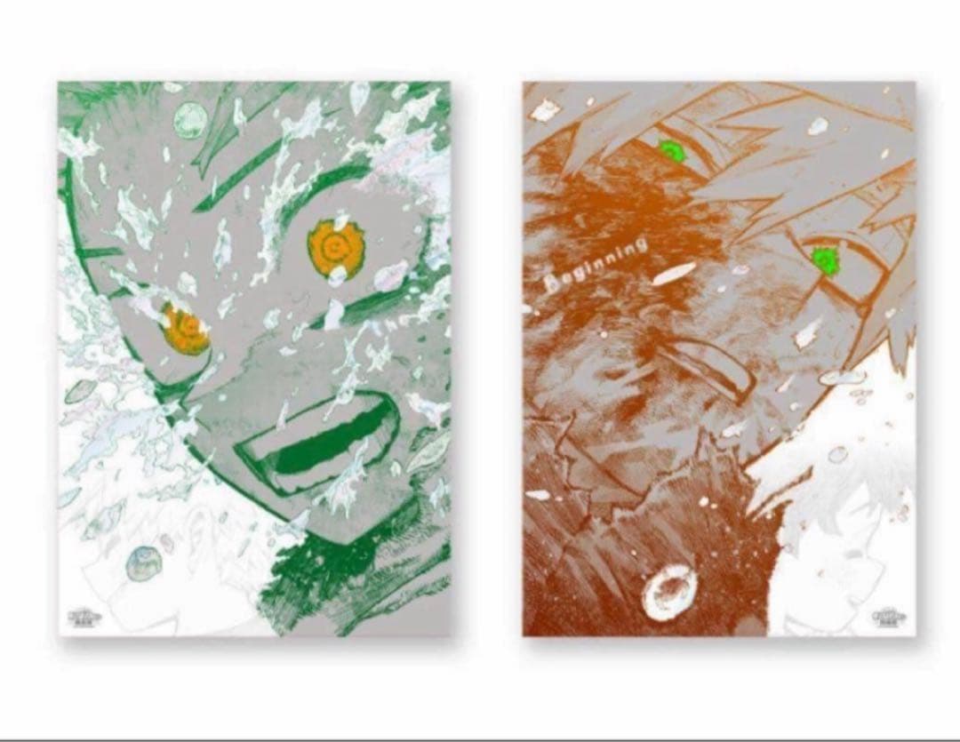 僕のヒーローアカデミア◆原画展◆A2ポスター◆The Beginning◆2枚組