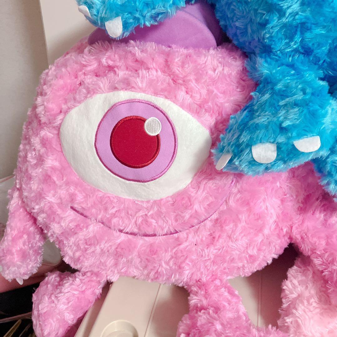 マイクワゾウスキー　ピクサー　モンスターズインク　ぬいぐるみ　レア　ネオンカラー