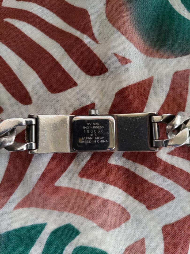 ゴルチエのシルバーブレスレット