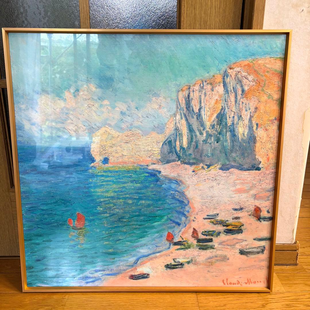 【額縁付き】モネ クリムト アートポスター 3枚セット　ディスプレイ