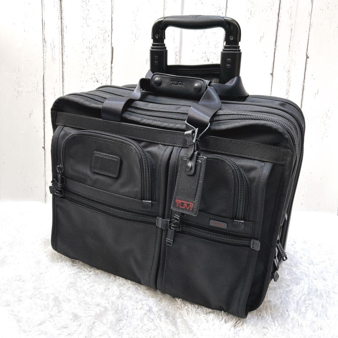 【美品】TUMI ALPHA アルファ 26104DH キャリーケース 黒