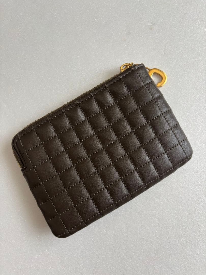 セリーヌ　CELINE C金具　キルティング　カードケース