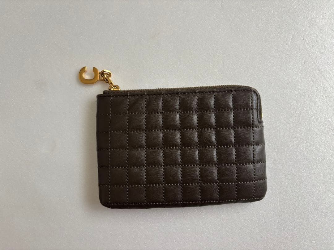 セリーヌ　CELINE C金具　キルティング　カードケース