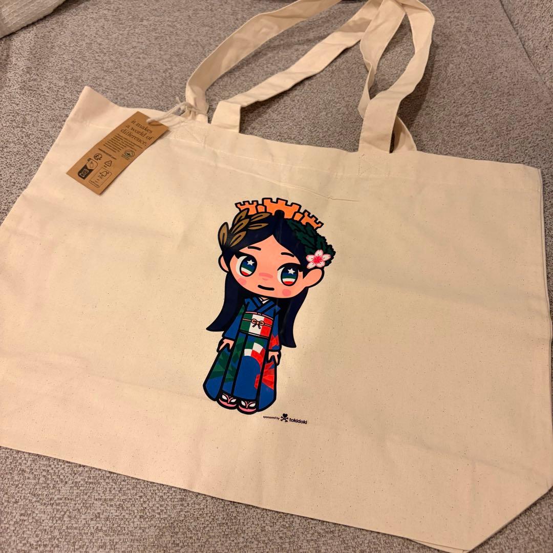 【関係者限定】イタリア館 イタリアちゃん トー トバッグ ステッカー　関西万博