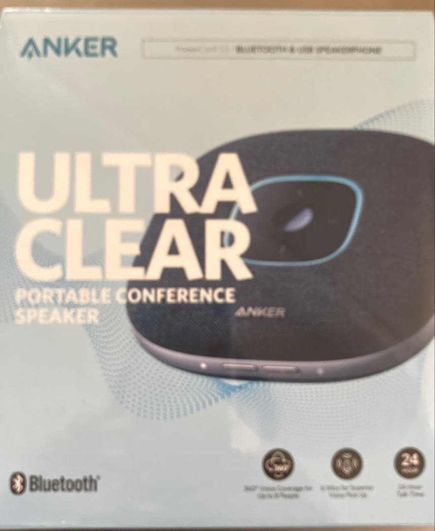 未使用ANKER PowerConf S3 青 ポータブルスピーカー