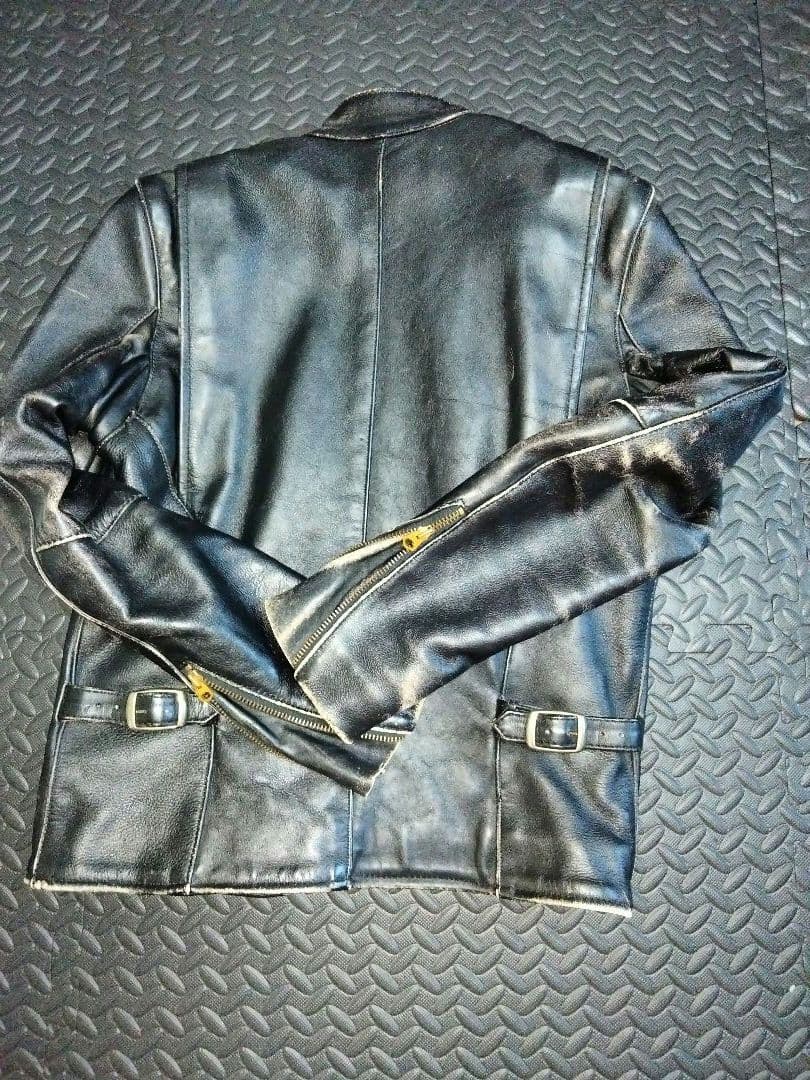 Vanson ブラック シングルライダースジャケット