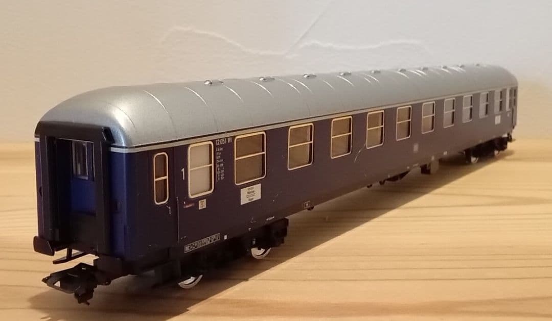 メルクリンHO #43929 1等客車・食堂車 4両セット DC改造済