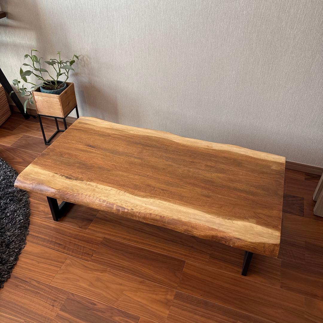 Ａ リビングテーブル ローテーブル 銘木調｜DAY 桜屋工業