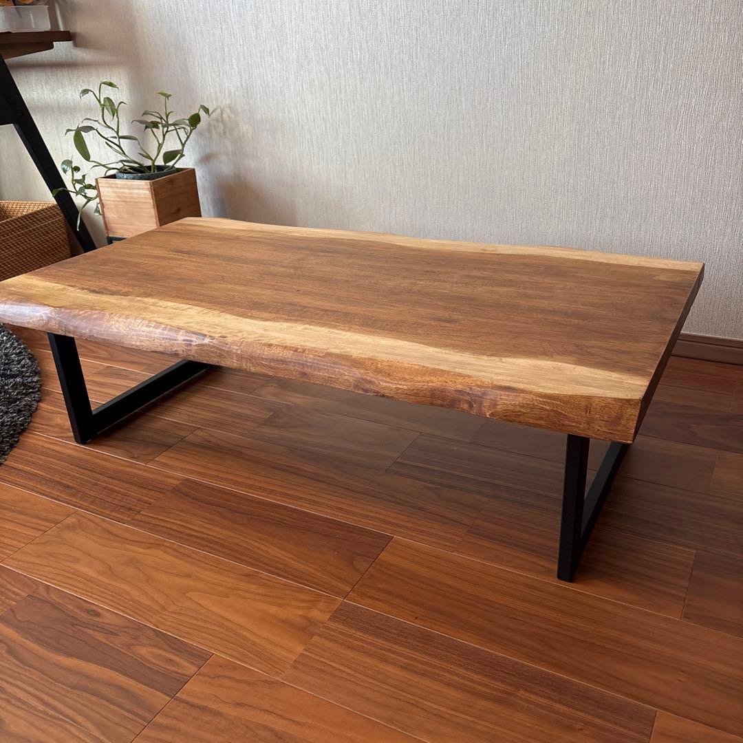 Ａ リビングテーブル ローテーブル 銘木調｜DAY 桜屋工業