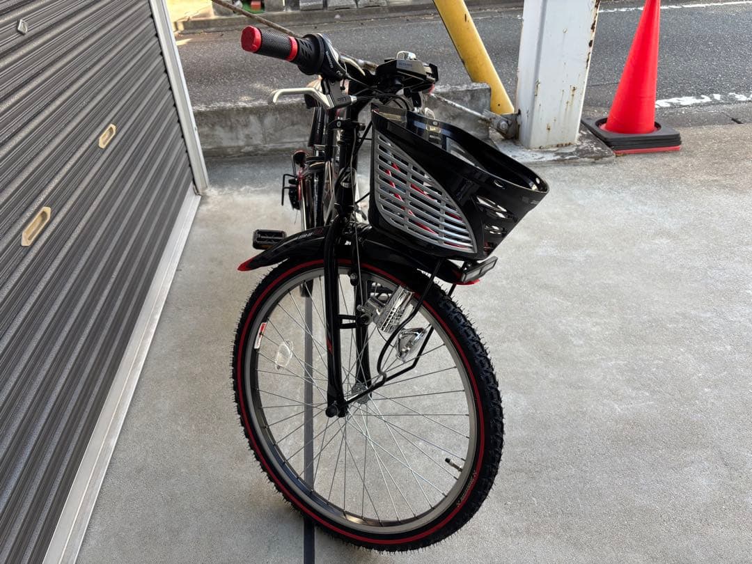 はる　BRIDGESTONE 子供用自転車 24インチ　ブラック／レッド