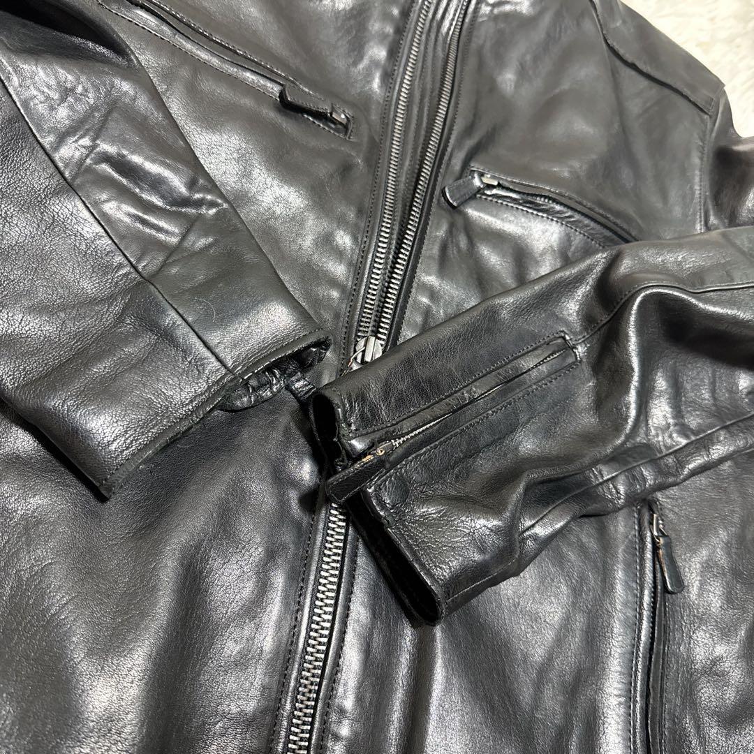 激レア！ 美品✨ COACH ライダースジャケット シングル 黒