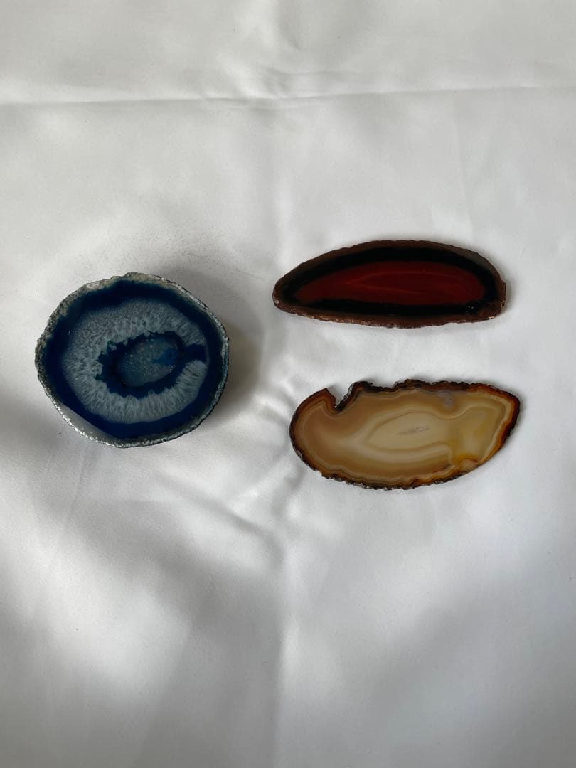 原石 天然石 鉱物 スライス コースター プレート トレイ アクセサリープレート