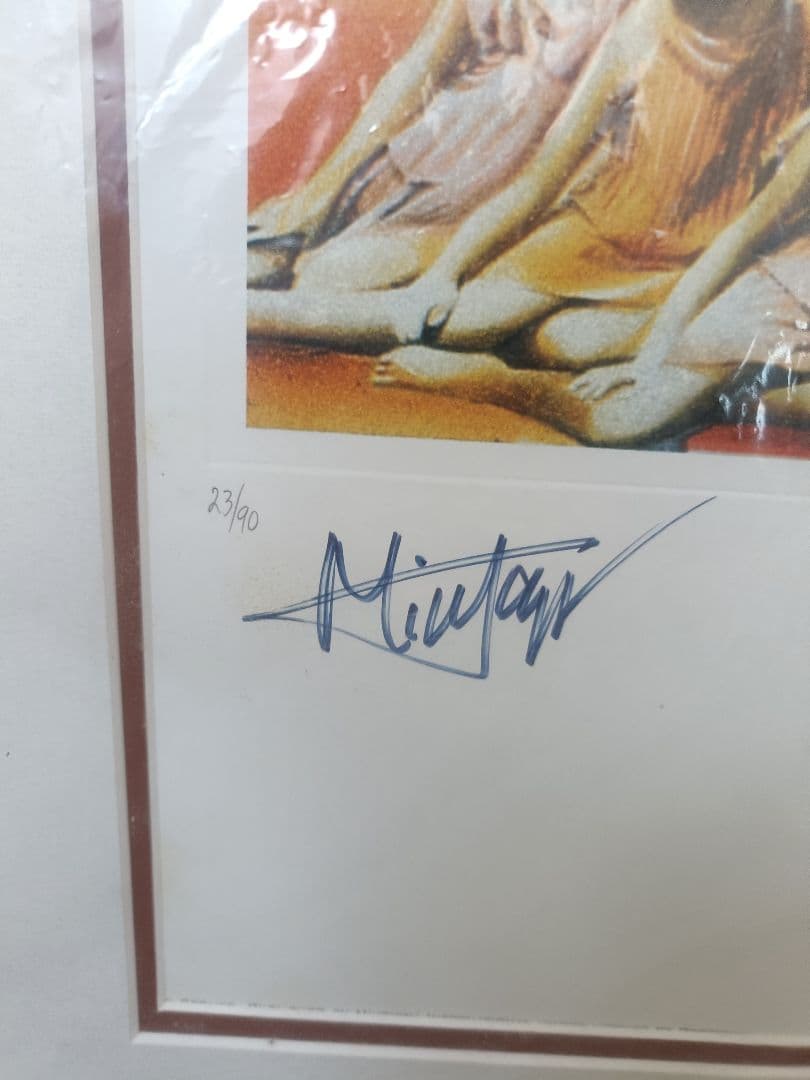 ローリングストーンズ　リトグラフ 直筆サイン付き 23/90