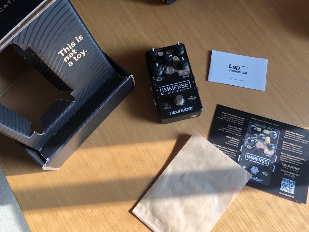 【ジャンク】Immerse Reverberator MkII リバーブ