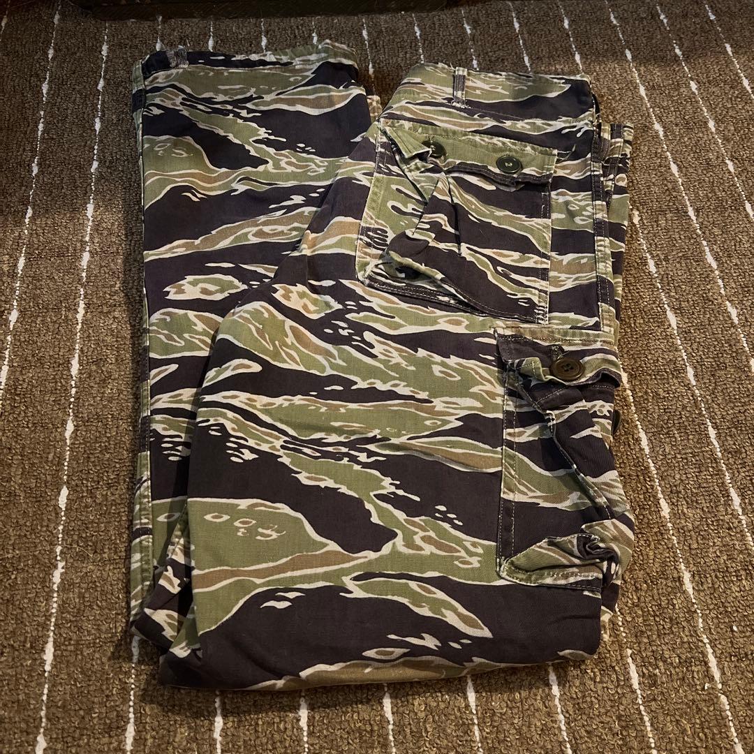 60S 実物　ベトナム戦　タイガーストライプ　パンツ　SOG 特殊部隊