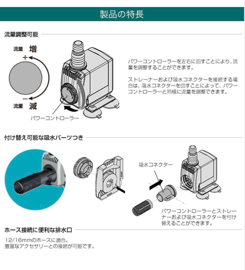 特注ガラス水槽　600×200×200　4室　ブラック　ポンプ付き　未使用