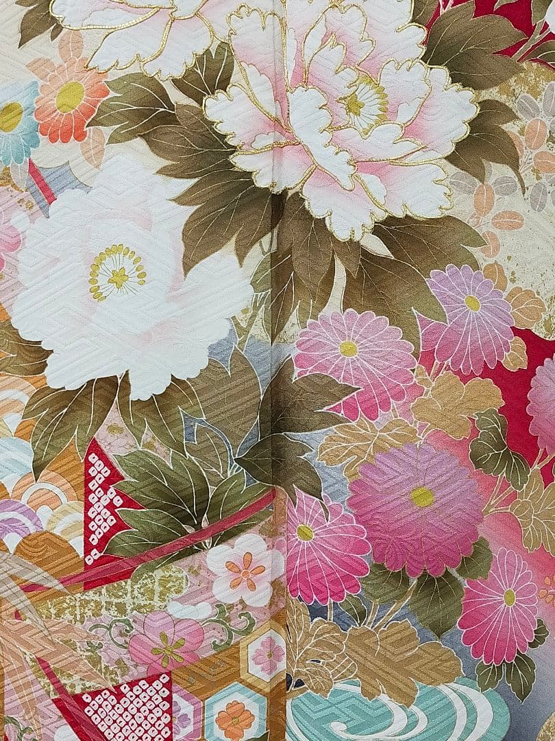 売約済み　美品　正絹　京友禅　振袖3点