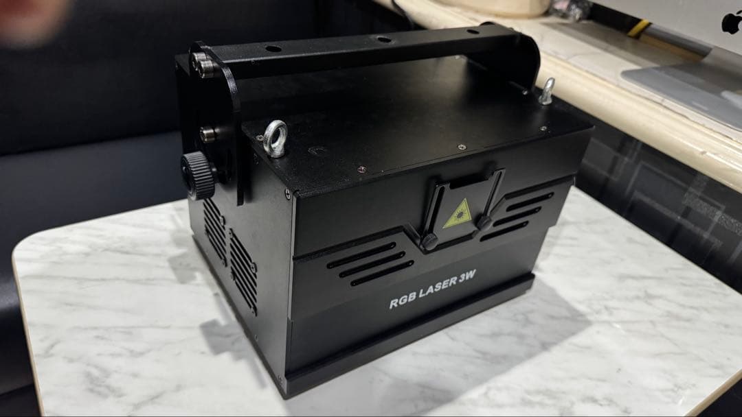 【未使用】RGBレーザー 3W DMX ILDA対応 業務用レーザー照明